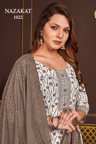 Nazakat 1022 Series By Bipson Fancy Printed Salwar Kameez Collection